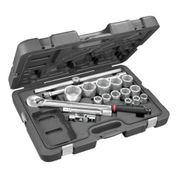 COFFRET DOUILLES 3/4" 6 PANS MÉTRIQUES REF KL.500PB COFFRET DOUILLES 3/4" 6 PANS MÉTRIQUES REF KL.500PB