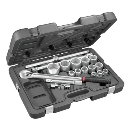 COFFRET DOUILLES 3/4" 6 PANS MÉTRIQUES REF KL.500PB