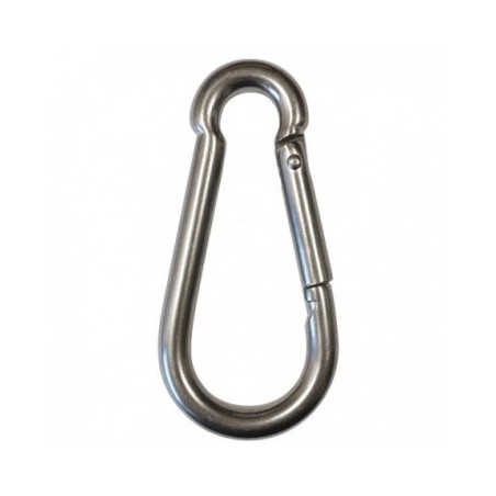 MOUSQUETON INOX A4 316 FORME POIRE