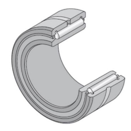 ROULEMENT BAGUE MASSIVE AVEC BAGUE INTERIEURE 8E-NK10/16CT+1R7X10X16