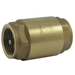 CLAPET ANTI RETOUR LAITON F/F