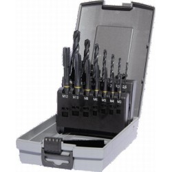 COFFRET FORETS HSCO + TARAUDS TROUS BORGNES GUN DE M3 A M12 CDT 14 COFFRET FORETS HSCO + TARAUDS TROUS BORGNES GUN DE M3 A M12 CDT 14