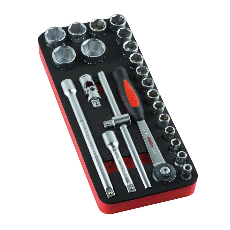 MODULE MOUSSE VIDE POUR 23 DOUILLES 1/2" 23P