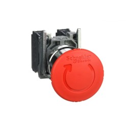 BOUTON D'ARRET D'URGENCE - POUSSER TOURNER - ROUGE 10+1F BOUTON D'ARRET D'URGENCE - POUSSER TOURNER - ROUGE 10+1F
