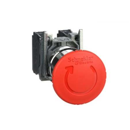 BOUTON D'ARRET D'URGENCE - POUSSER TOURNER - ROUGE 10+1F