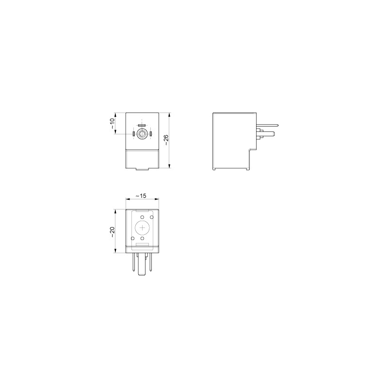 BOBINE SERIE CO1, T 24V CA