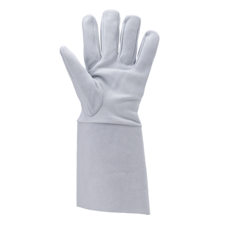 GANTS SPÉCIALISÉS DANS LA SOUDURE 15CM EN CUIR GRIS