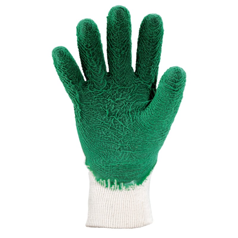 GANTS DE MANUTENTION GÉNÉRALE ENDUITS 3/4 VERT EUROSTRONG 3810