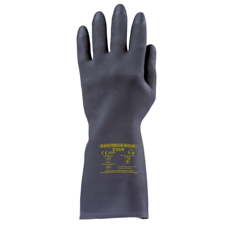 GANTS SPÉCIALISÉS EN PROTECTION CHIMIQUE 31CM NEOPRENE NOIR