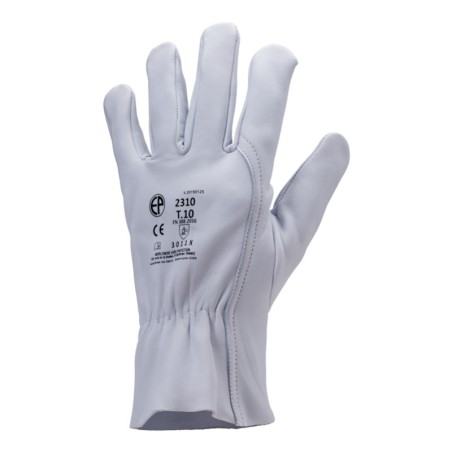 GANTS DE MANUTENTION GÉNÉRALE EN CUIR GRIS