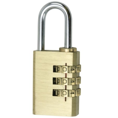 CADENAS LAITON 30mm COMBINAISON 3 CHIFFRES