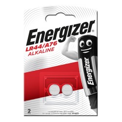 Blister de 2 Piles alcaline LR44 - A76 - V13GA Energizer 1,5 volts