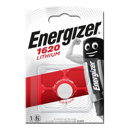 BLISTER DE 1 PILE LITHIUM CR1620 3 VOLTS