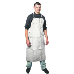 TABLIER POLYPROPYLENE ENDUIT PVC BLANC CDT 50