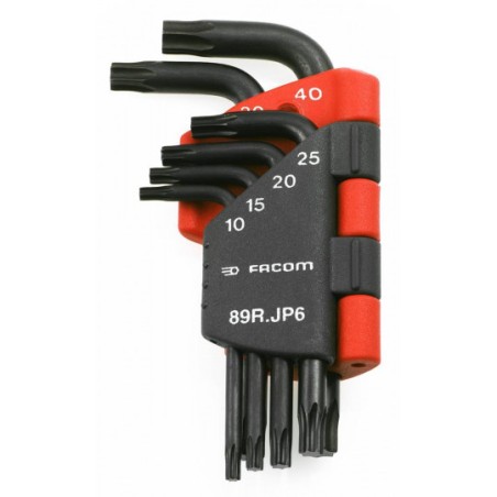 JEU DE 6 CLES MALES TORX PERCEES REF 89R.JP6PF