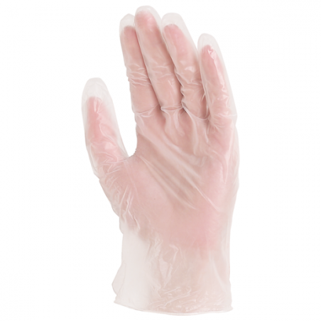 GANTS JETABLE VINYLE NON POUDRE CDT 100