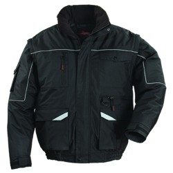BLOUSON MULTIPOCHES RIPSTOP NOIR