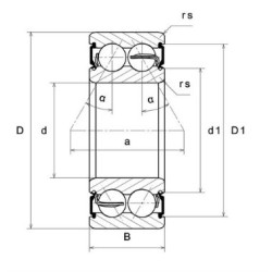 ROULEMENT A BILLES ACIER 5210SCLLD/2AS