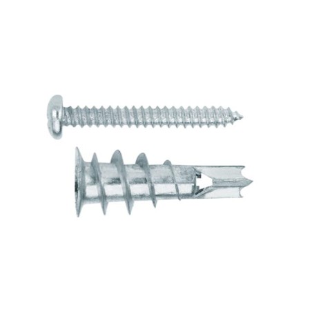 CHEVILLE MATERIAUX CREUX Ø 13X32 + VIS Ø 4.2X32 CDT 100