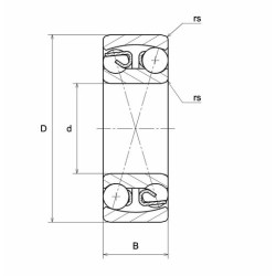 ROULEMENT A BILLES ACIER 3206DA