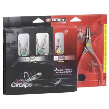 JEU DE 4 PINCES CIRCLIPS PCSNJ4PB