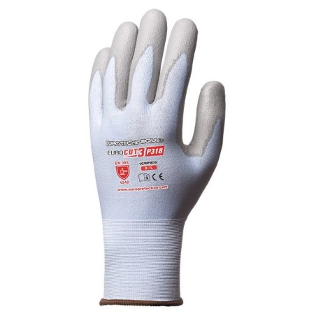 GANTS ANTI-COUPURE ENDUITS POLYURETHANE GRIS