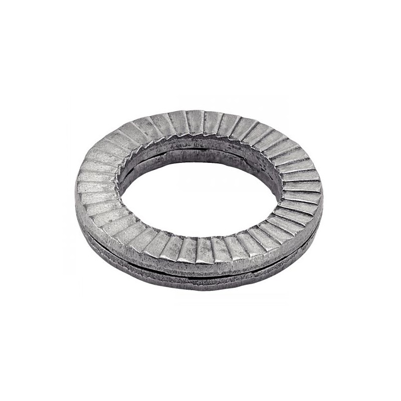 RONDELLE AUTOBLOQUANTE TYPE NORDLOCK A4 INOX Ø 5X9 CDT 200