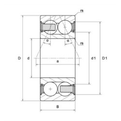 ROULEMENT A BILLES ACIER 5203EEG15