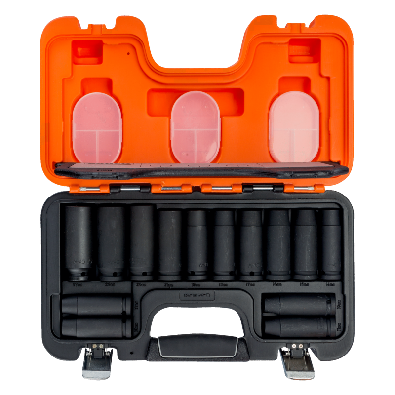 JEU DOUILLES A CHOC LONGUE 1/2  DE 10 A 27MM