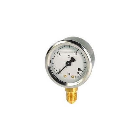 MANOMETRE GLYCERINE INOX RADIAL