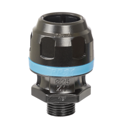 RACCORD DROIT FILETE MALE TUBE ALUMINIUM PPS