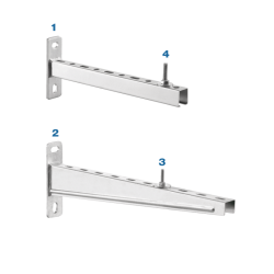 CONSOLE METALLIQUE DE SUPPORT PPS