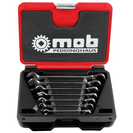 BOX COFFRET DE 7 CLÉS MIXTES À CLIQUET