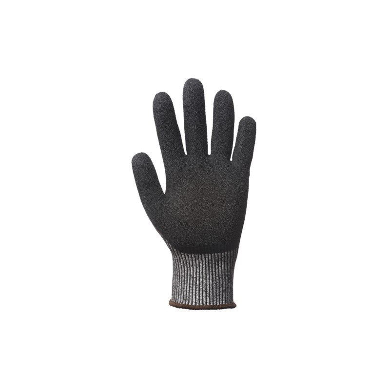 GANTS ANTI-COUPURE GRIS ENDUITS NOIR