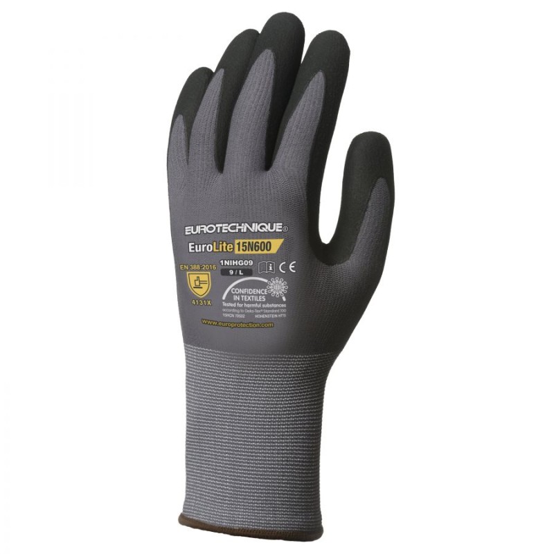 GANTS DE MANUTENTION ET DE PRÉCISION ENDUITS GRIS