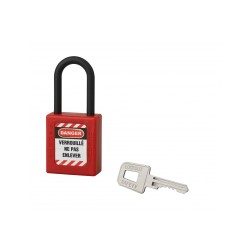 CADENAS DE CONSIGNATION 40 MM ANSE NYLON ROUGE