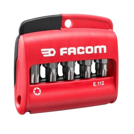 JEU DE 10 EMBOUTS TORX 1/4 25MM REF E.112PB