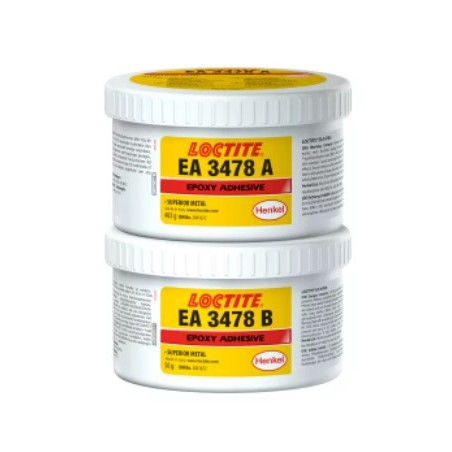 RESINE EPOXY SUPERIOR METAL GRIS FONCE LOCTITE 3478