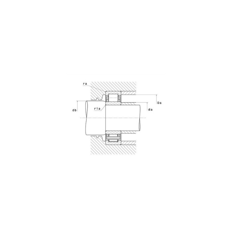 ROULEMENT A ROULEAUX CYLINDRIQUES NJ.2207.E.G15