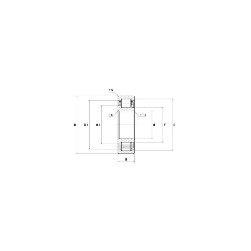 ROULEMENT A ROULEAUX CYLINDRIQUES NJ.2206.E.G15