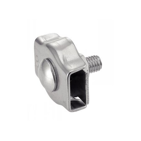 SERRE CABLE PLAT SIMPLE INOX A4  Ø4  BOITE 10