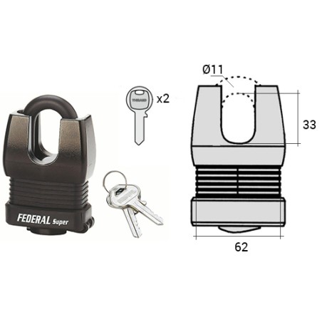 CADENAS DE SURETE DOCKER 55mm