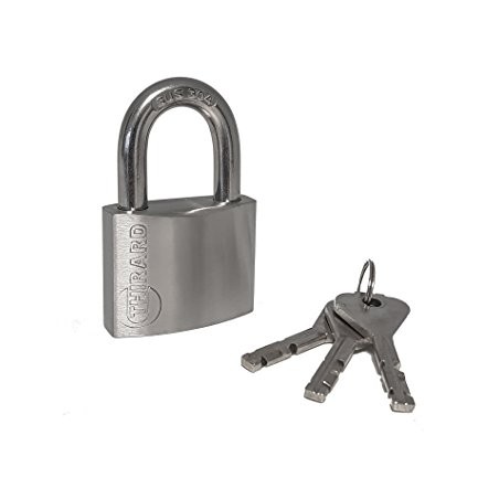 CADENAS INOX 40mm 3 CLES