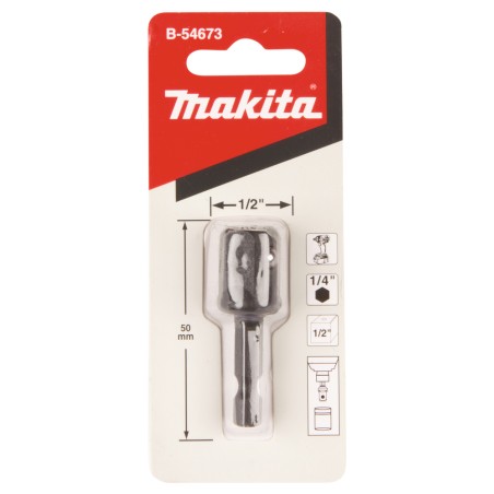 ADAPTATEUR DE DOUILLE CARRE D'ENTRAINEMENT 50MM 1/2 "- 1/4"