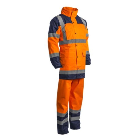 ENSEMBLE DE PLUIE HI VIZ VESTE + PANTALON