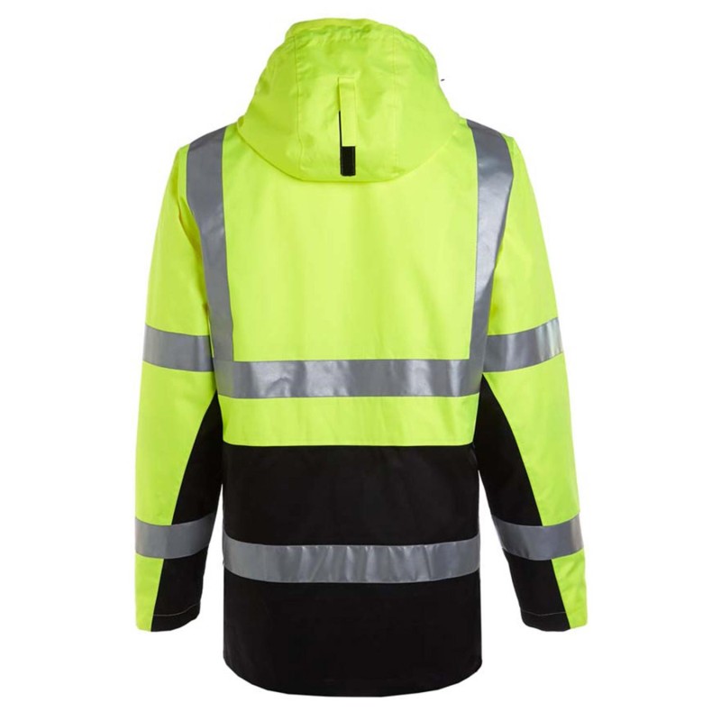PARKA HAUTE VISIBILITE 4 EN 1 JAUNE WELLINGTON
