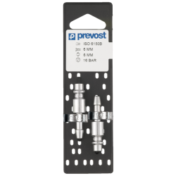 ENSEMBLE DE 2 EMBOUTS ISO 6 CANNELE