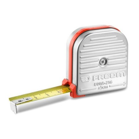 MÈTRE À RUBAN BOITIER INOX 2M REF 800A.216PB