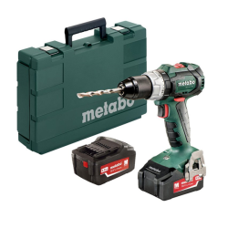 PERCEUSE-VISSEUSE SANS FIL 18V 2X 4 AH LI-POWER BS 18 LT (METABOX + 2 BATTERIES + 1 CHARGEUR + KIT D'ACCESSOIRES)