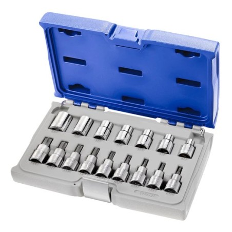 EXPERT COFFRET DE DOUILLES ET DOUILLES TOURNEVIS TORX® 1/2" - 16P REF E032907